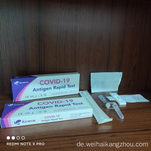 Covid-19-Antigen-Testkassetten und Nasen zum Verkauf Export